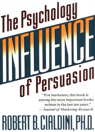 Portada de Influence: The Psychology of Persuasion, de Robert B. Cialdini